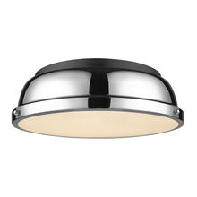  3602-14 BLK-CH - Duncan 14" Flush Mount